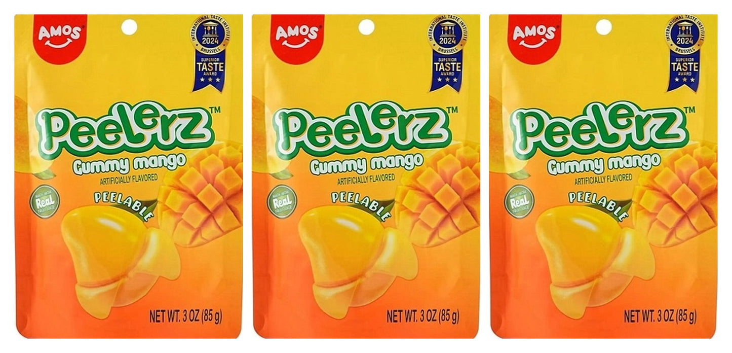 Peelerz Gummy Mango 3oz Peg Bags — 3-Pack