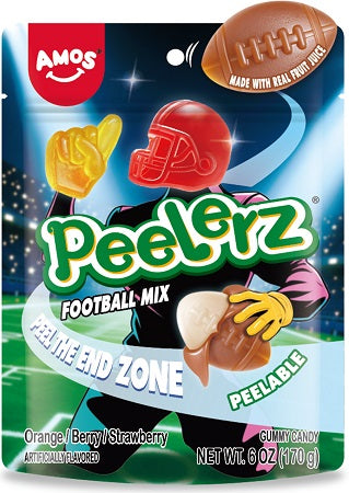 Peelerz Football Mix 6oz Peg Bags — pack