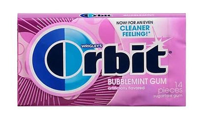 Orbit Bubblemint Sugar-Free Gum 14pc Packs — pack