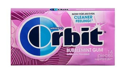 Orbit Bubblemint Sugar-Free Gum 14pc Packs — pack