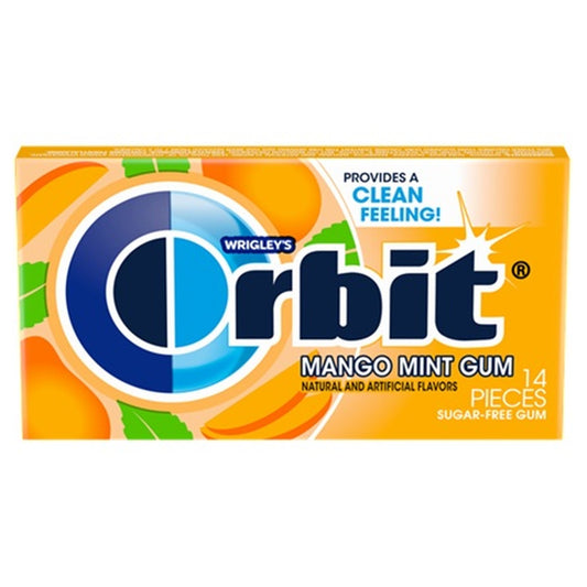 Orbit Gum Mango Mint 14pc — Box of 12