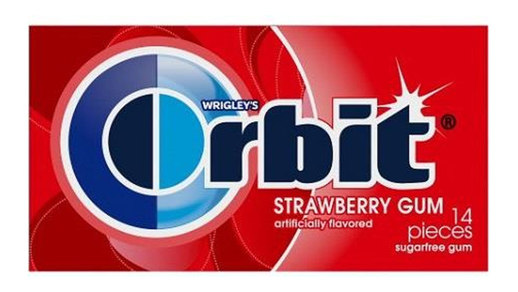 Orbit Strawberry Remix Sugar-Free Gum 14pc Packs — pack
