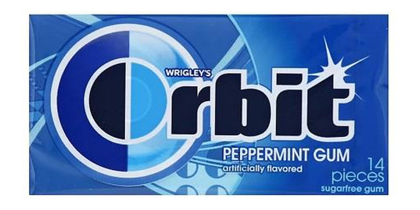 Orbit Peppermint Sugar-Free Gum 14pc Packs — pack