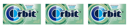 Orbit Sweet Mint Sugar-Free Gum 14pc Packs — 3-Pack
