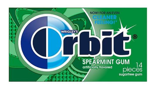 Orbit Spearmint Sugar-Free Gum 14pc Packs — pack