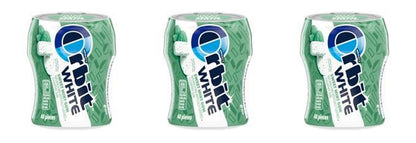 Orbit White Bottle Sweet Mint Sugar-Free Gum (40 Pieces) — 3-Pack