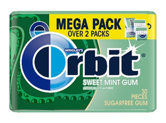Orbit Sweet Mint Sugar-Free Gum Mega Packs (30 Pieces) — pack