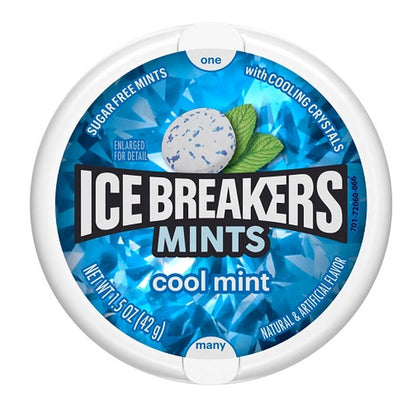 Ice Breakers Cool Mint Sugar-Free Mints 1.5oz Tins — pack