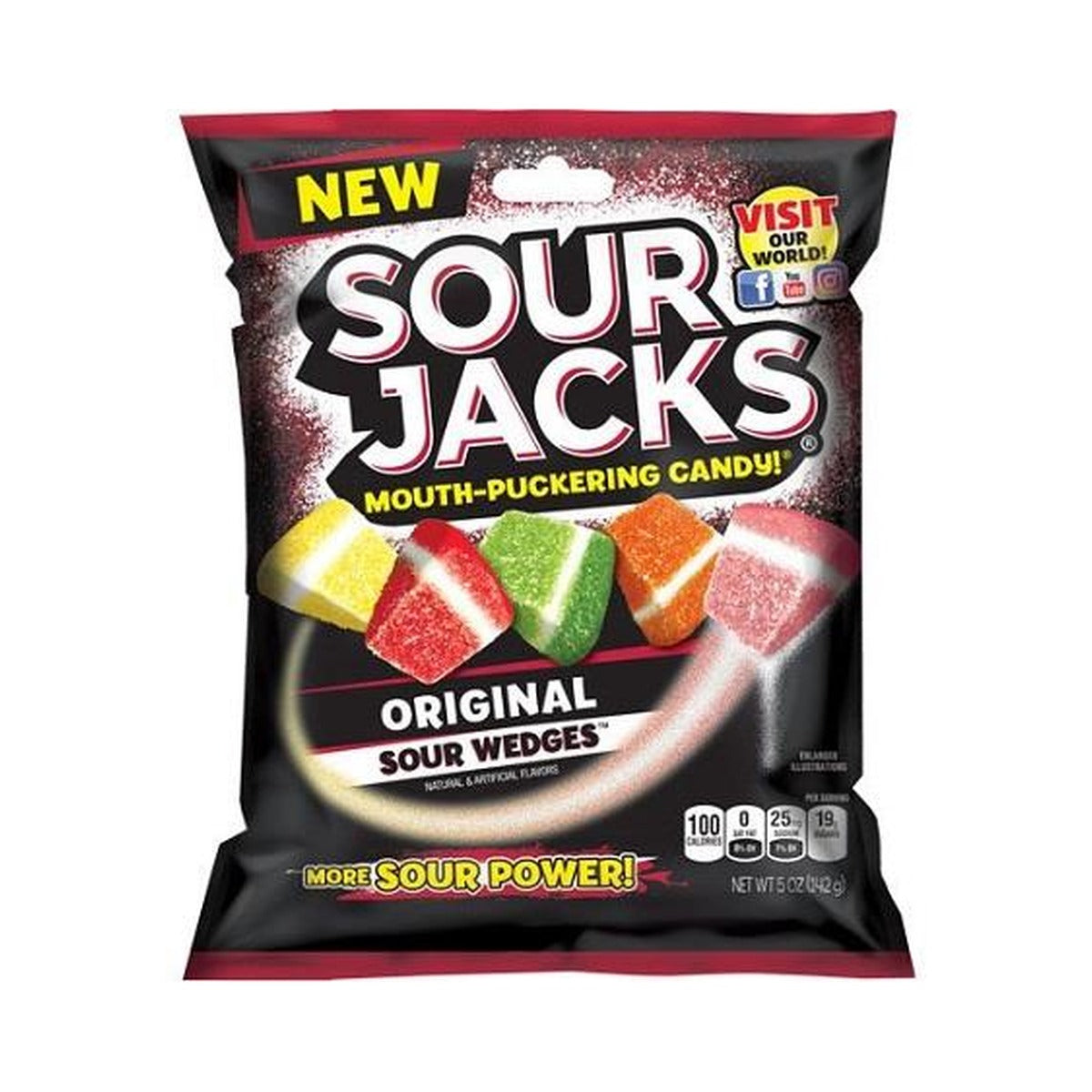 Sour Jacks Original 5oz Peg Bag pack — full package