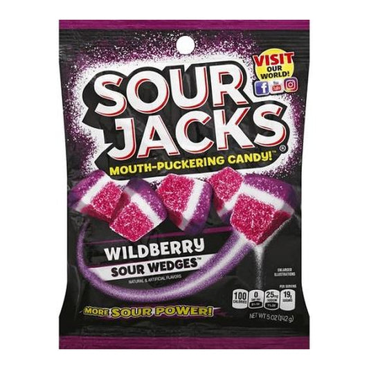 Sour Jacks Wildberry 5oz Peg Bag pack — full package