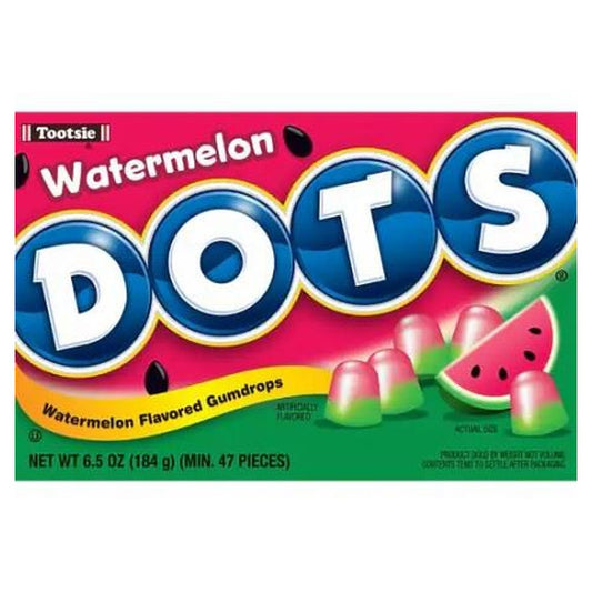Dots Watermelon 6.5oz Theater Box pack — full package