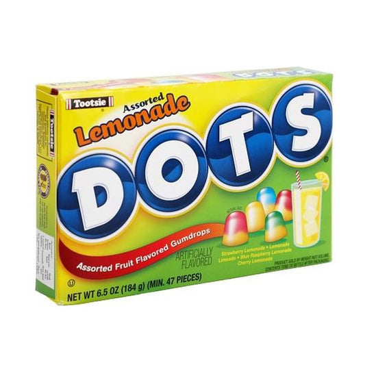 Dots Lemonade 6.5oz Theater Box pack — full package