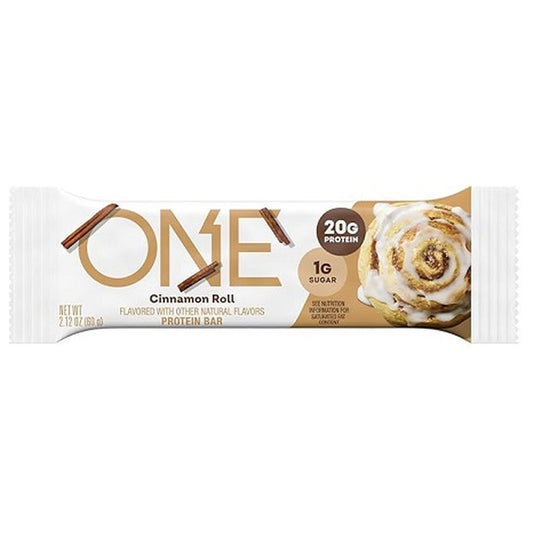 ONE Protein Bar Cinnamon Roll 2.12oz 12ct pack — full package