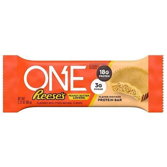 ONE Protein Bar Reese's Peanut Butter Lovers 2.12oz 12ct pack — full package