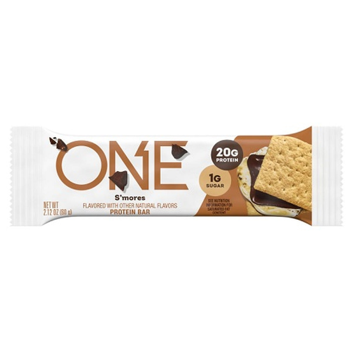ONE Protein Bar S'mores 2.12oz 12ct pack — full package