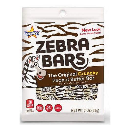 Zebra Bars 3oz Peg Bag pack — full package