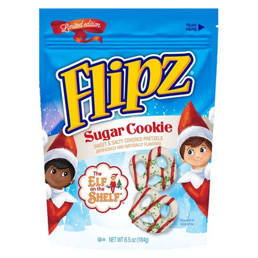 Flipz Limited Edition Elf on the Shelf Sugar Cookie 6.5oz — Case of 8