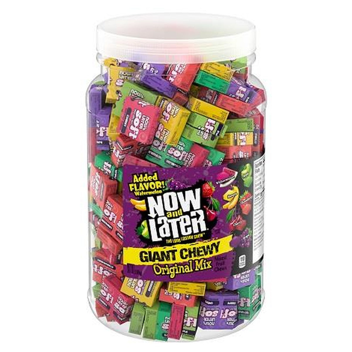 Now & Later Chewy Assorted Jar 0.15oz 120ct — full package
