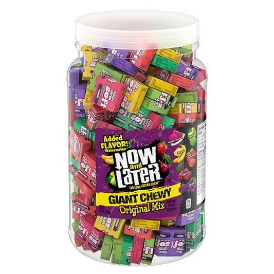 Now & Later Chewy Assorted Jar 0.15oz 120ct — full package