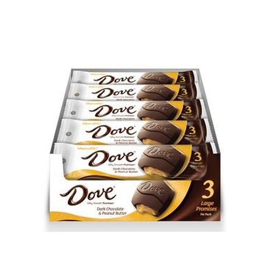Dove Dark Chocolate Peanut Butter King 2.75oz 20ct pack — full package