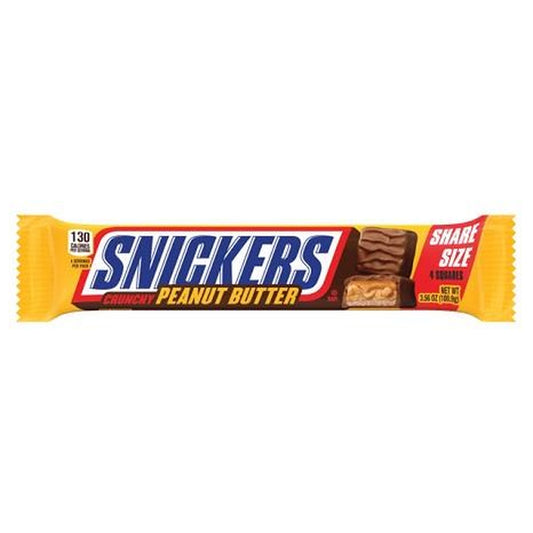 Snickers Crunchy Peanut Butter King Size 3.56oz — full package