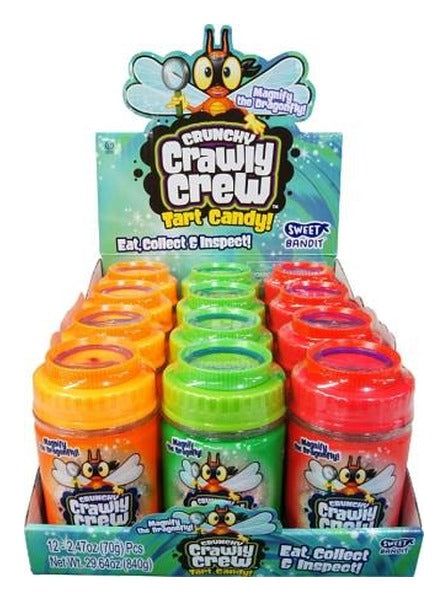 Kidsmania Crawly Crew Crunchy Candy 2.47oz — Box of 12