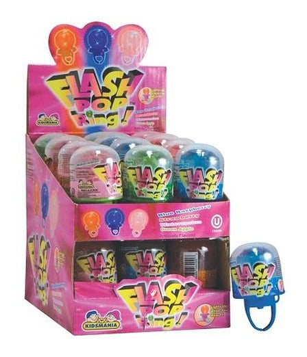 Kidsmania Flash Pop Ring 0.56oz — Box of 24