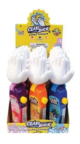 Kidsmania Clap Back Lollipop 0.60oz — Box of 12