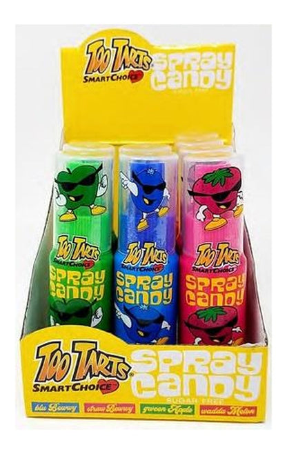 Too Tarts Sugar-Free Sour Candy Spray 1oz Bottles — pack