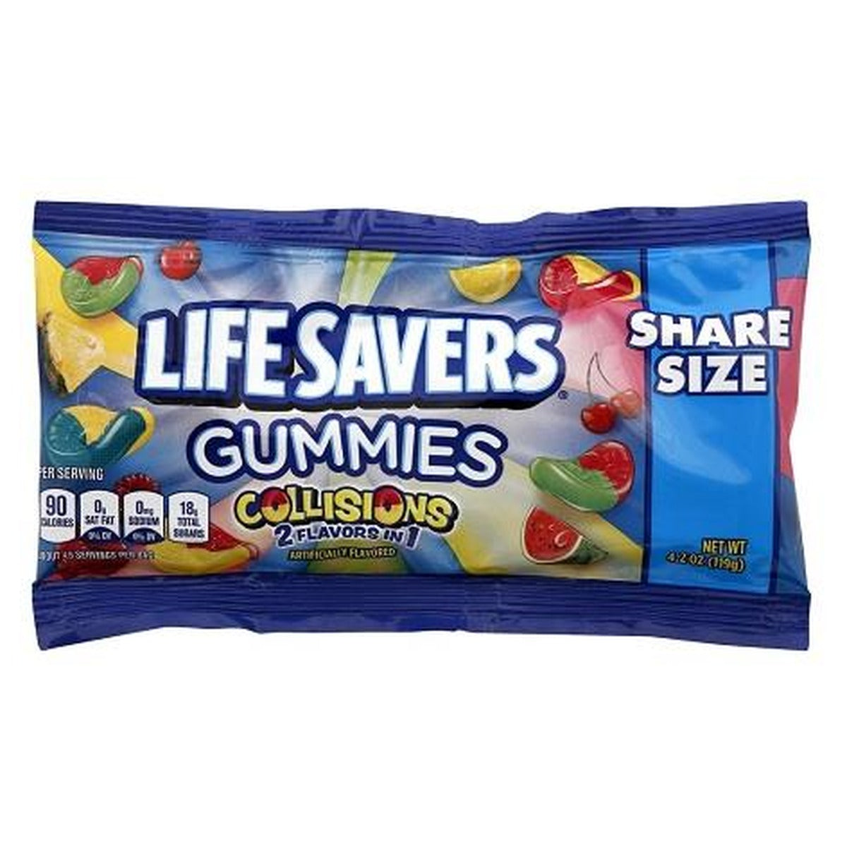 Life Savers Gummies Collisions Share Size 4.2oz — full package
