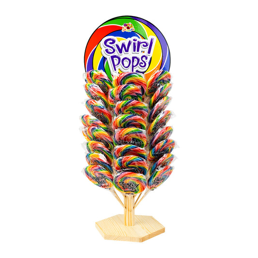 Albert's Swirl Pops on Wooden Tree 3oz pack — full package