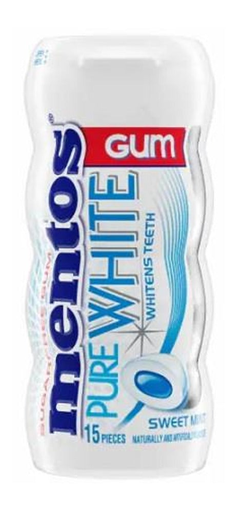 Mentos Pure Fresh Sweet Mint Sugar-Free Gum 15pc Bottles (1.06oz) — pack