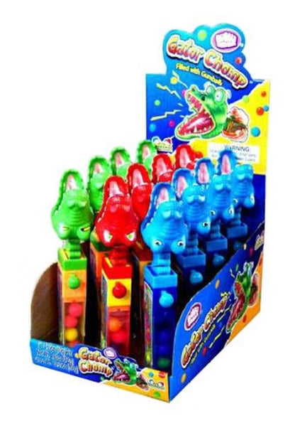 Kidsmania Gator Chomp Candy Lollipop 0.60oz — Box of 12