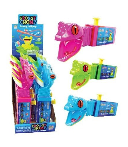Kidsmania Froggy Chomp Candy Lollipop 0.60oz — Box of 12