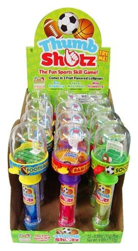 Kidsmania Thumb Shotz Candy 0.39oz — Box of 12