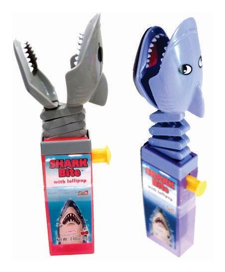 Kidsmania Shark Bite Candy Lollipop 0.60oz — Box of 12