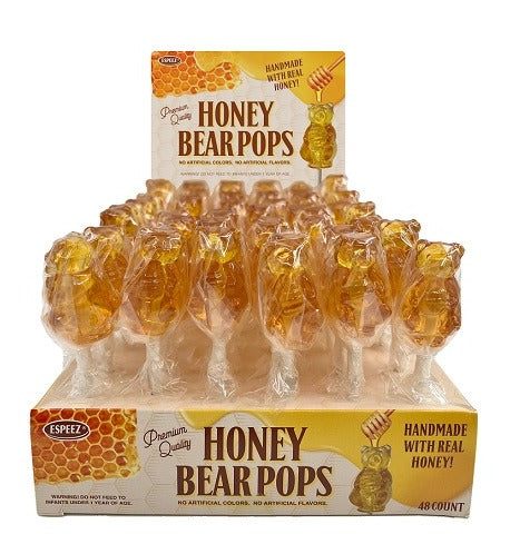 Espeez Honey Bear Pops 48ct — Box of 48