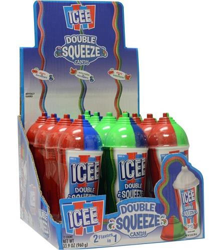 ICEE Double Squeeze Candy 2.8oz Tubes — Box of 12