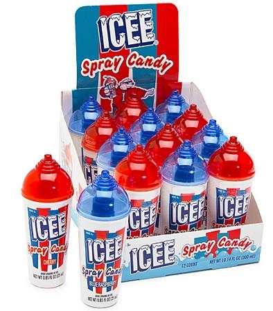ICEE Spray Candy 0.84oz Bottles — Box of 12