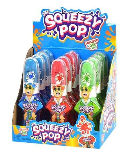 Koko's Mr. Squeezy Pop Lollipop 1.97oz — Box of 12