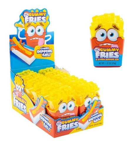 Kidsmania Gummy Fries Candy Dip-N-Lik 1.57oz — Box of 12