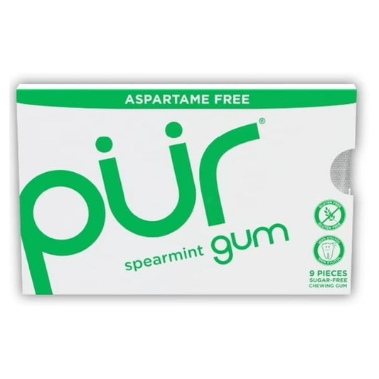 PUR Gum Spearmint 9pc 12ct — full package