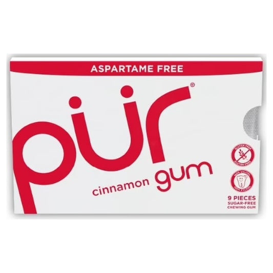 PUR Gum Cinnamon 9pc 12ct — full package