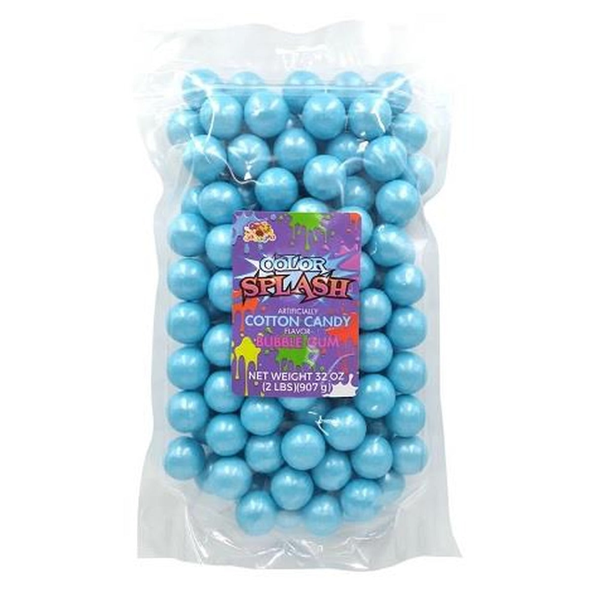 Color Splash Gumballs 1" Baby Blue Pearl 2lb — full package