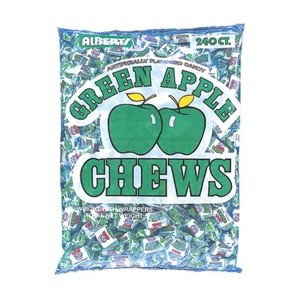 Tootsie Fruit Chews Green Apple 0.08oz 240ct — full package