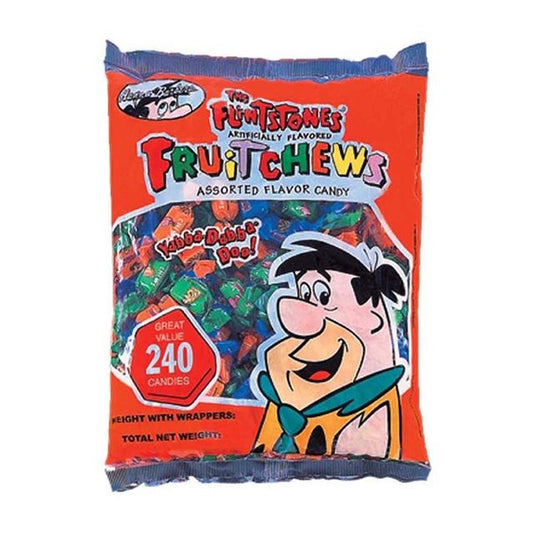 Tootsie Fruit Chews Flintstones 0.08oz 240ct — full package