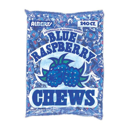 Tootsie Fruit Chews Blue Raspberry 0.08oz 240ct — full package