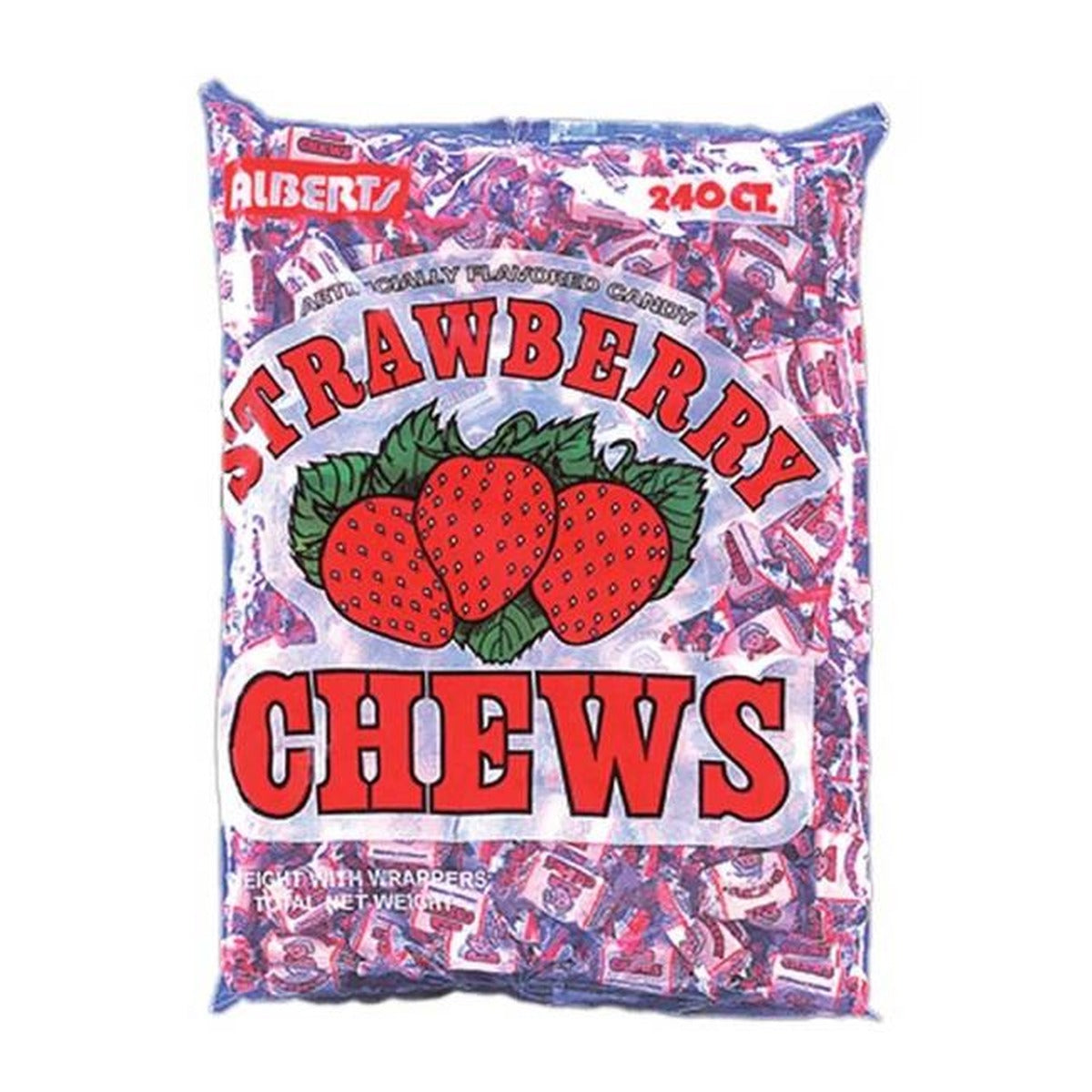 Tootsie Fruit Chews Strawberry 0.08oz 240ct — full package