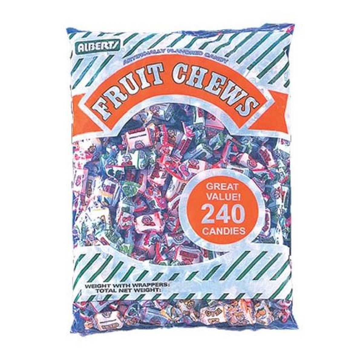 Tootsie Fruit Chews Assorted 0.08oz 240ct — full package