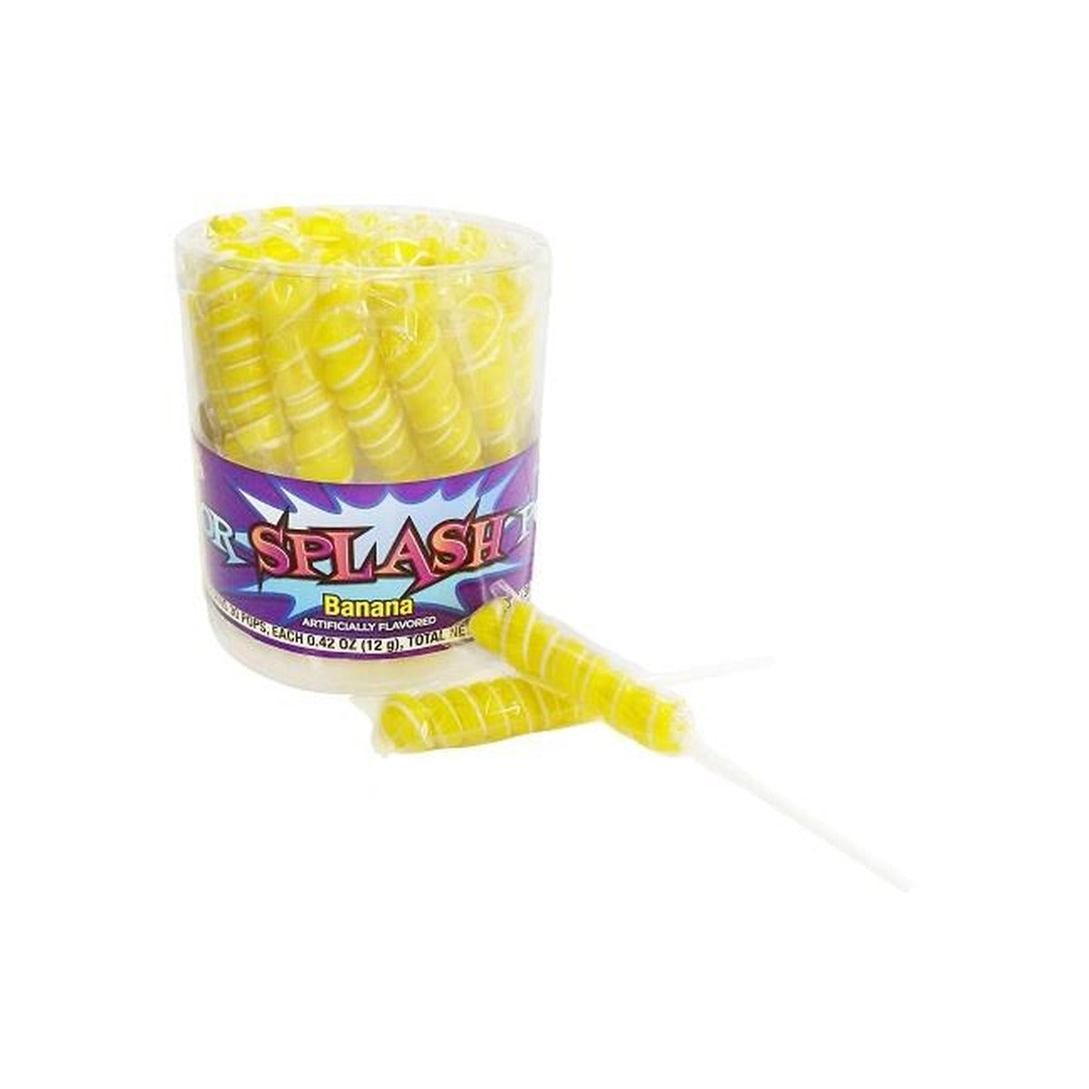 Color Splash Pops Banana 0.42oz 30ct Tub — full package